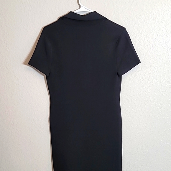ALICE + OLIVIA Janna Lace-Up Polo Shirt Dress - Picture 12 of 13